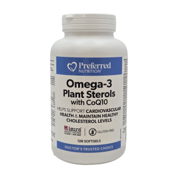 Preferred Nutrition | Omega-3 Plant Sterols With CoQ10 Softgels 120's