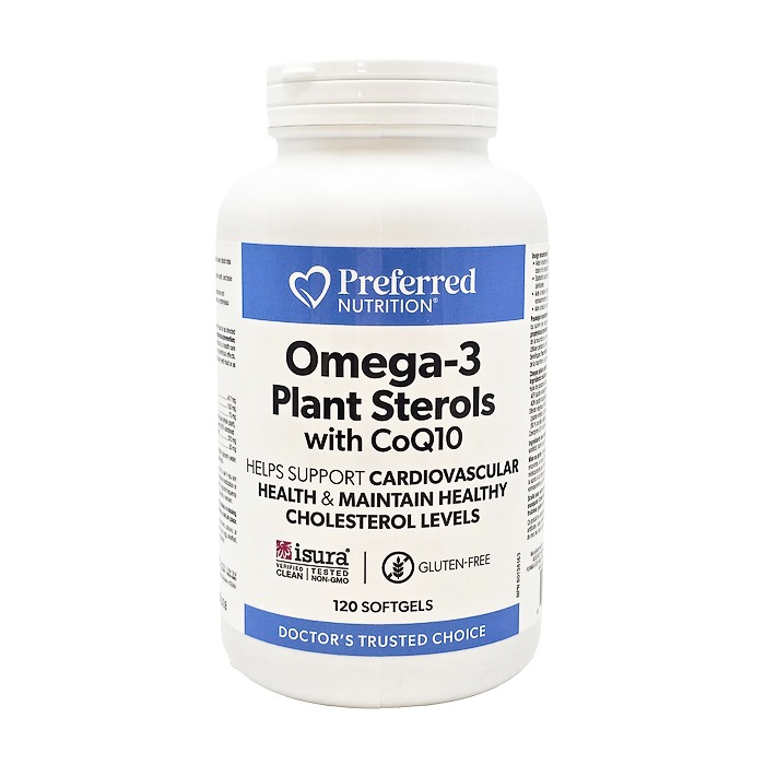 Preferred Nutrition | Omega-3 Plant Sterols With CoQ10 Softgels 120's