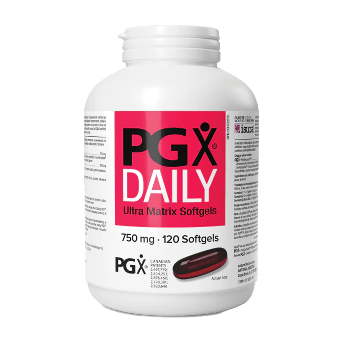 Natural Factors | PGX Daily Ultra Matrix 750mg Softgels