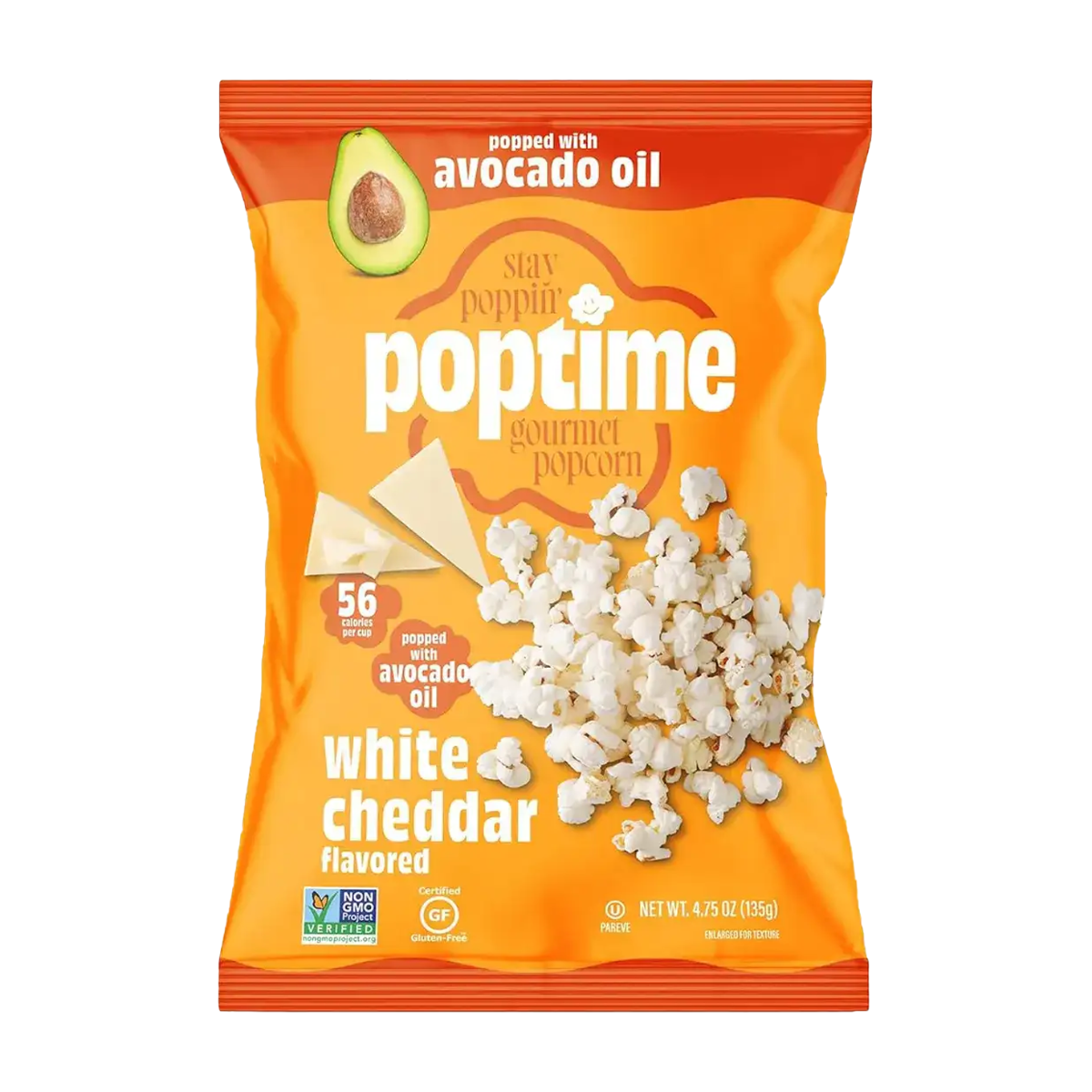 Poptime | White Cheddar Popcorn
