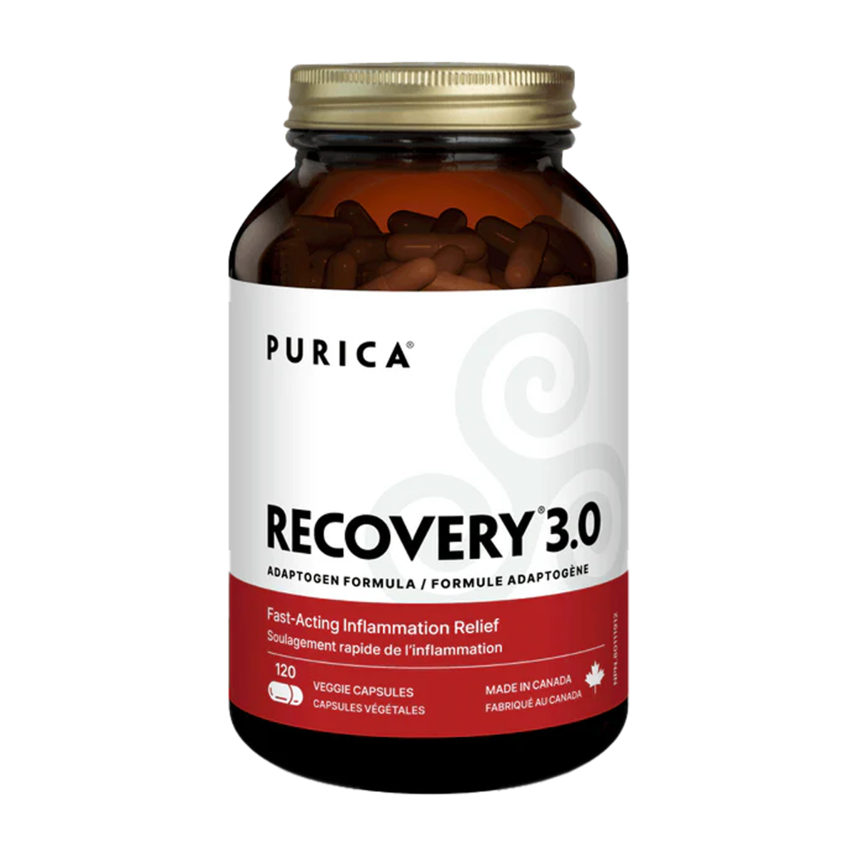 Purica | Recovery 3.0 Extra Strength 120 Vegetarian Capsules