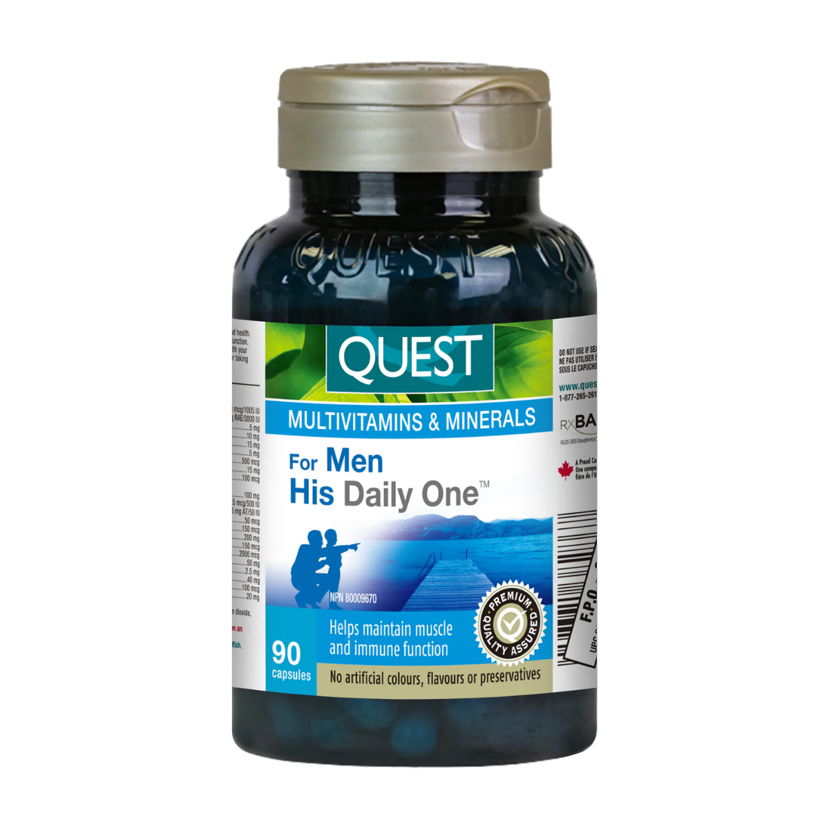 Quest | For Men His Daily One Multivitamins & Minerals Capsules
