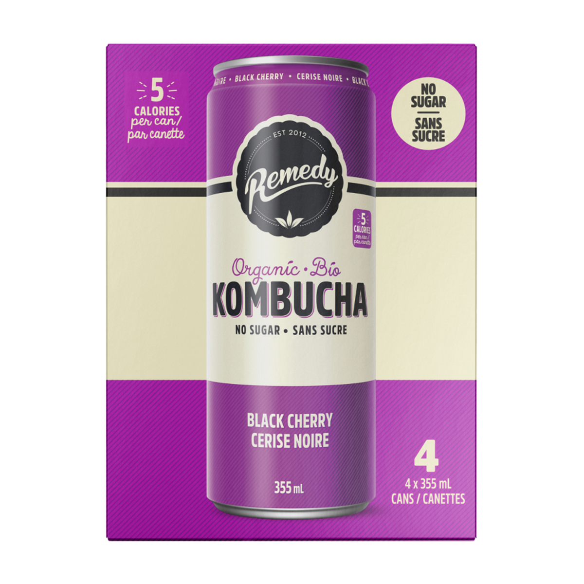 Remedy | Organic Black Cherry Kombucha