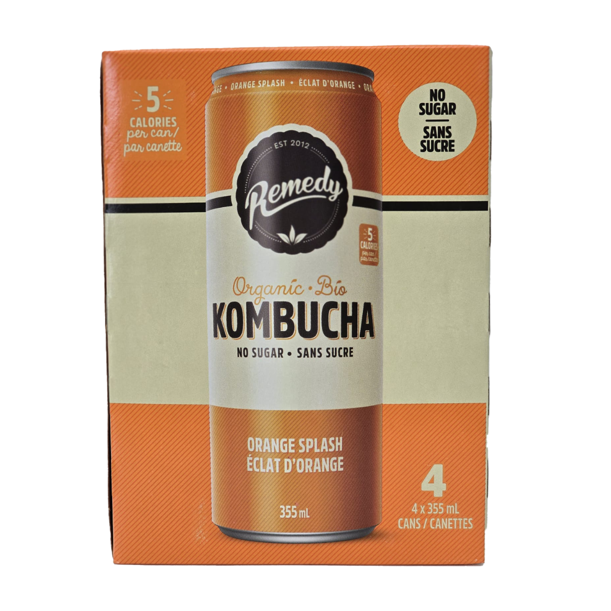 Remedy | Organic Orange Splash Kombucha