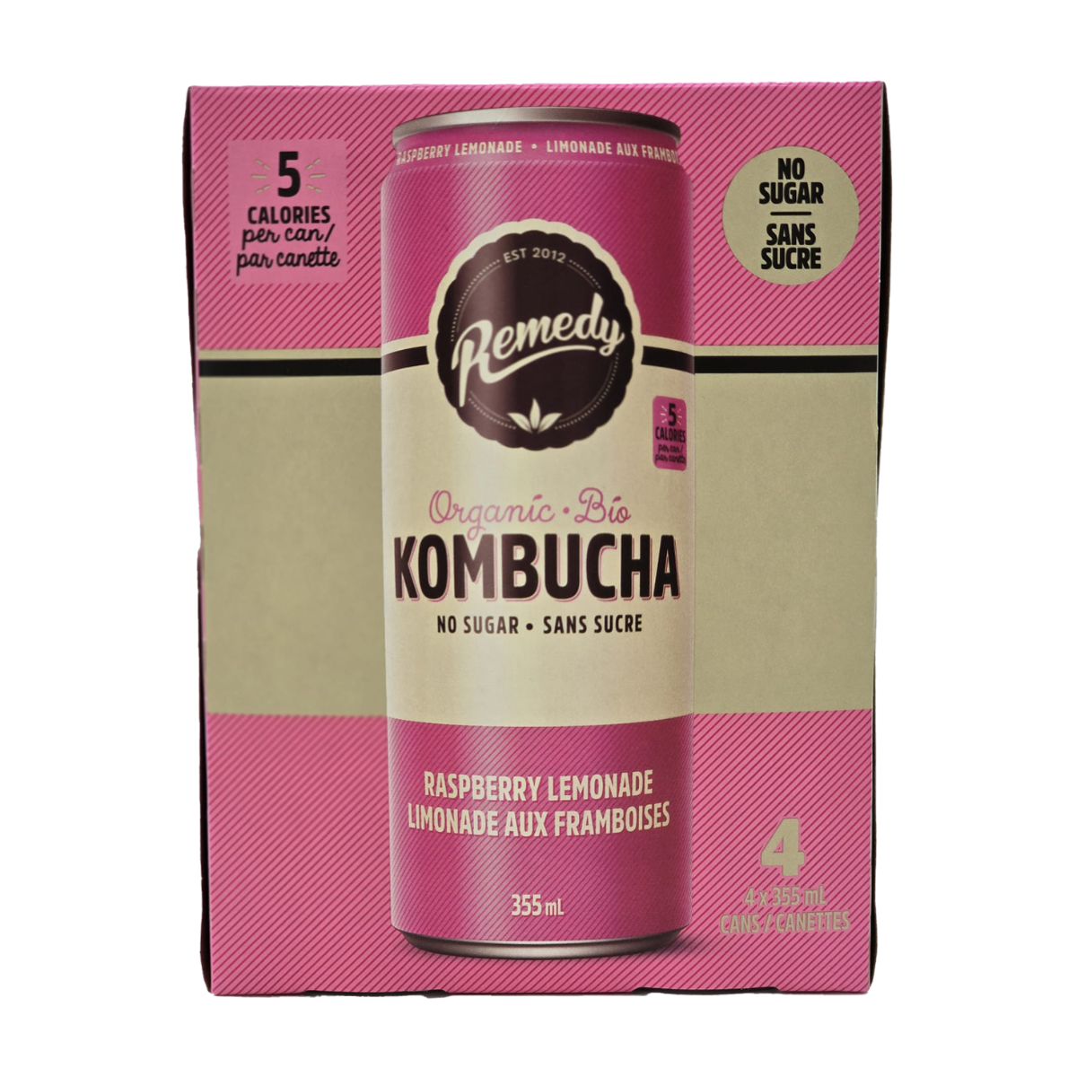 Remedy | Organic Raspberry Lemonade Kombucha
