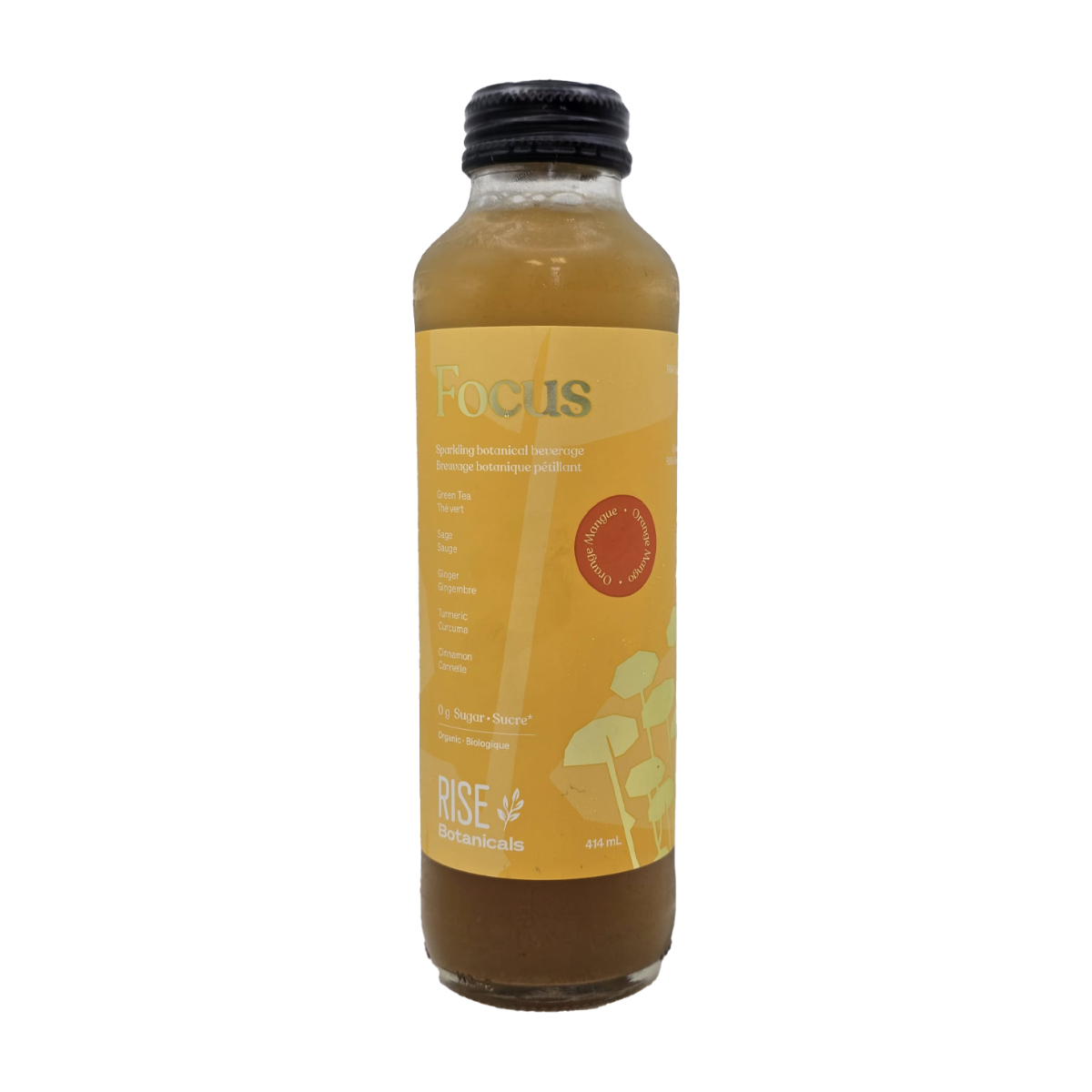 Rise | Orange Mango Sparkling Botanical Beverage 414ml