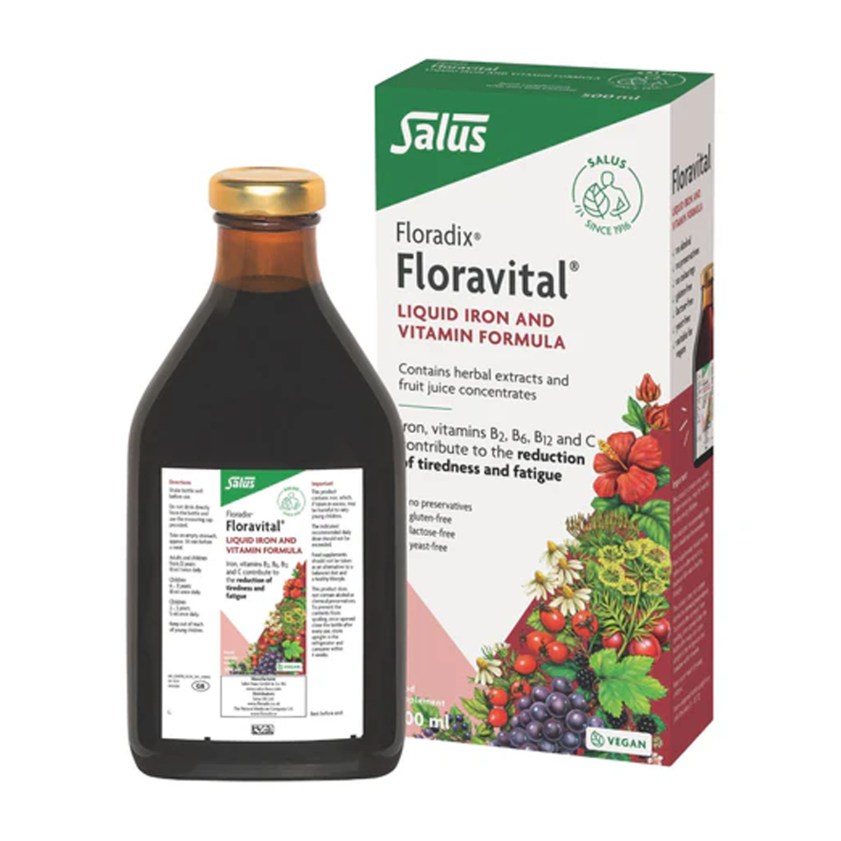 Salus | Floradix Liquid Iron 500ml