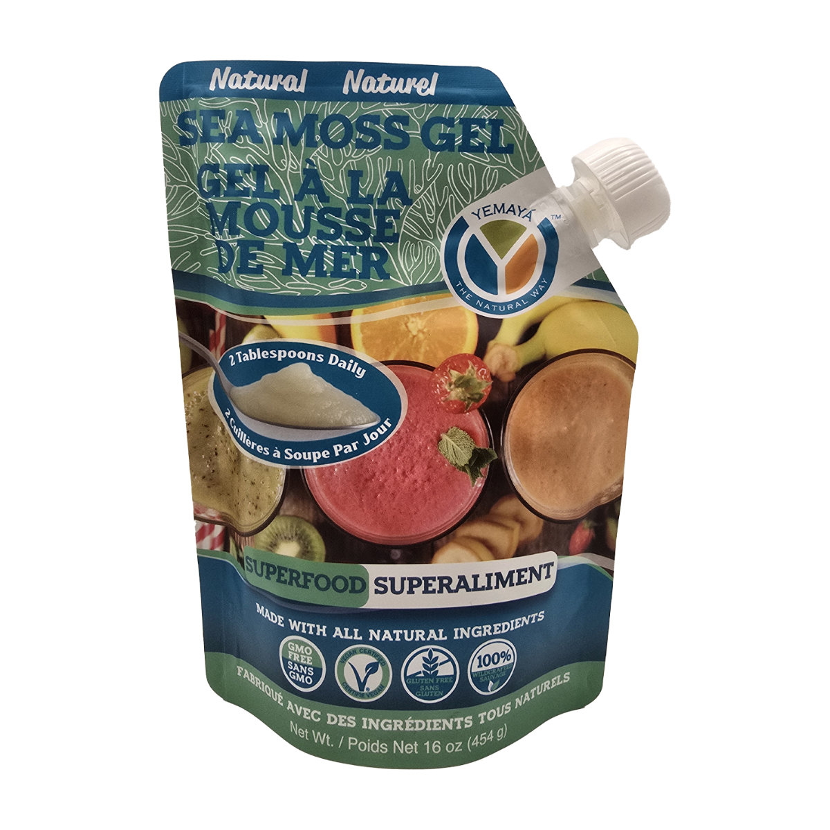 Yemaya Organic | Natural Sea Moss Gel 473ml