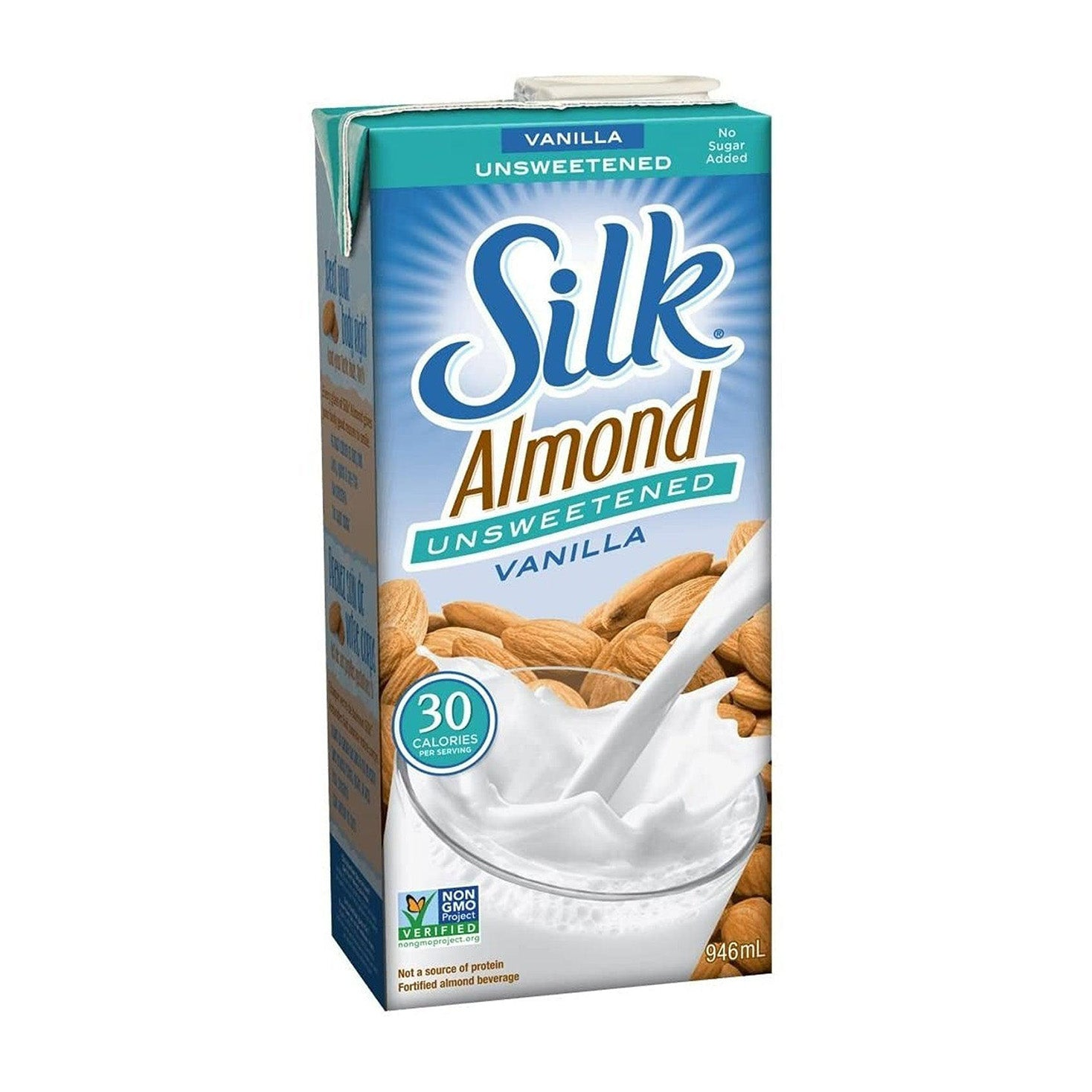 Silk | Vanilla Unsweetened Almond Milk Case 12x946ml