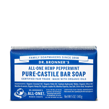 Dr. Bronner's | Peppermint Pure Castile Bar Soap