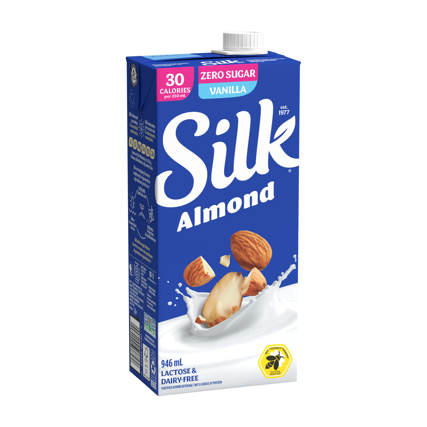 Silk | Vanilla Unsweetened Almond Milk 946ml
