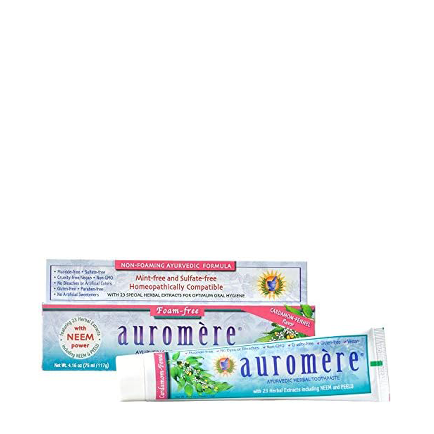 Auromere | Mint-Free Herbal Toothpaste