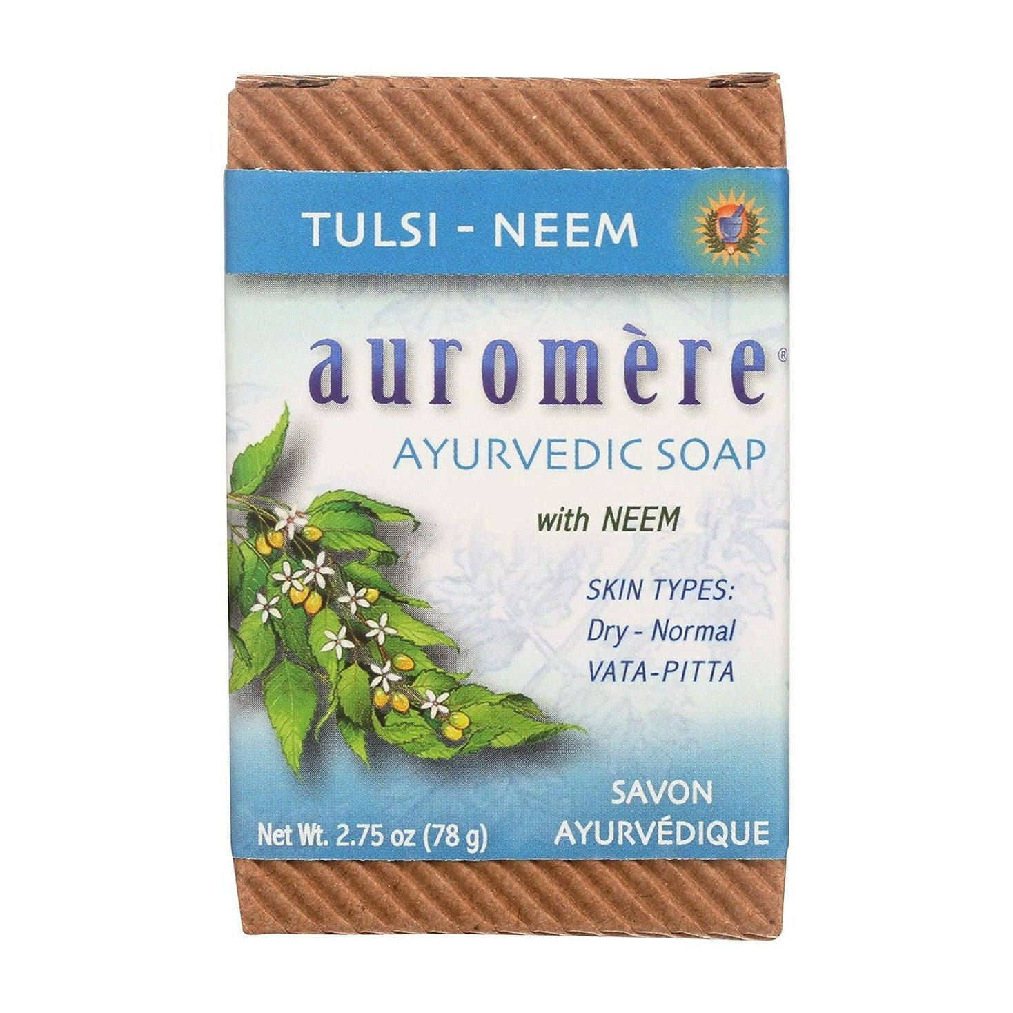 Auromere | Tulsi & Neem Ayurvedic Bar Soap