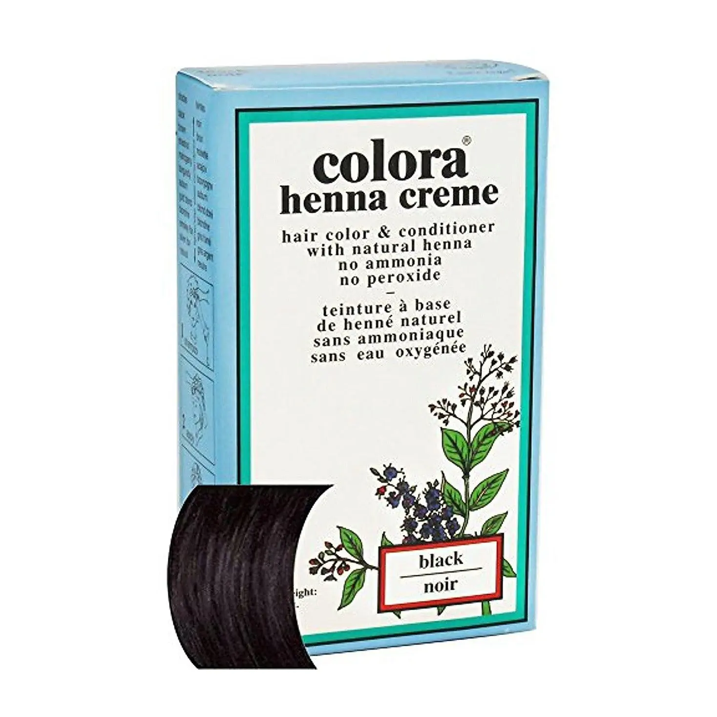 Colora Henna | Creme Hair Colour & Conditioner Black