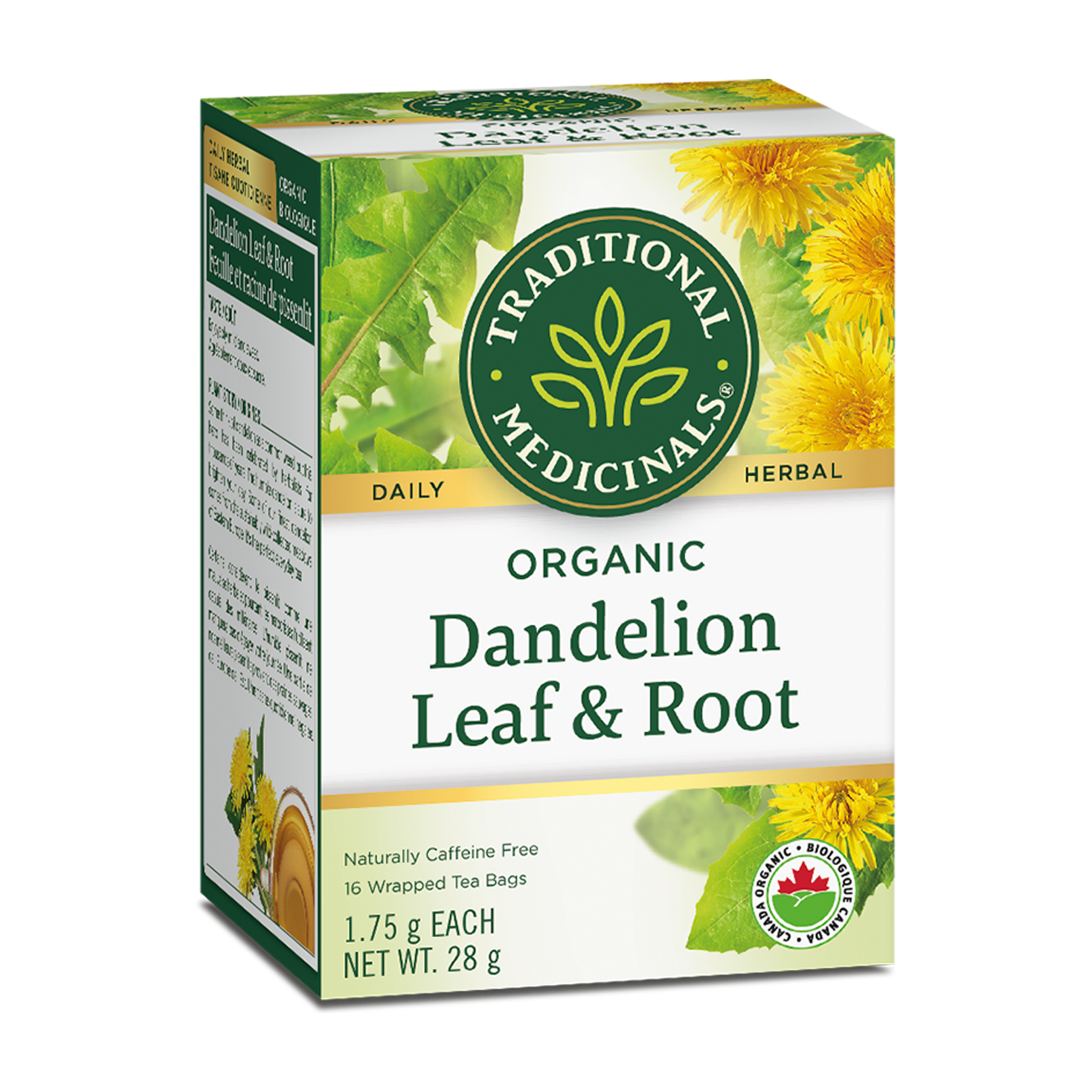 Traditional Medicinals | Dandelion Leaf & Root Herbal Tea 16 Bags