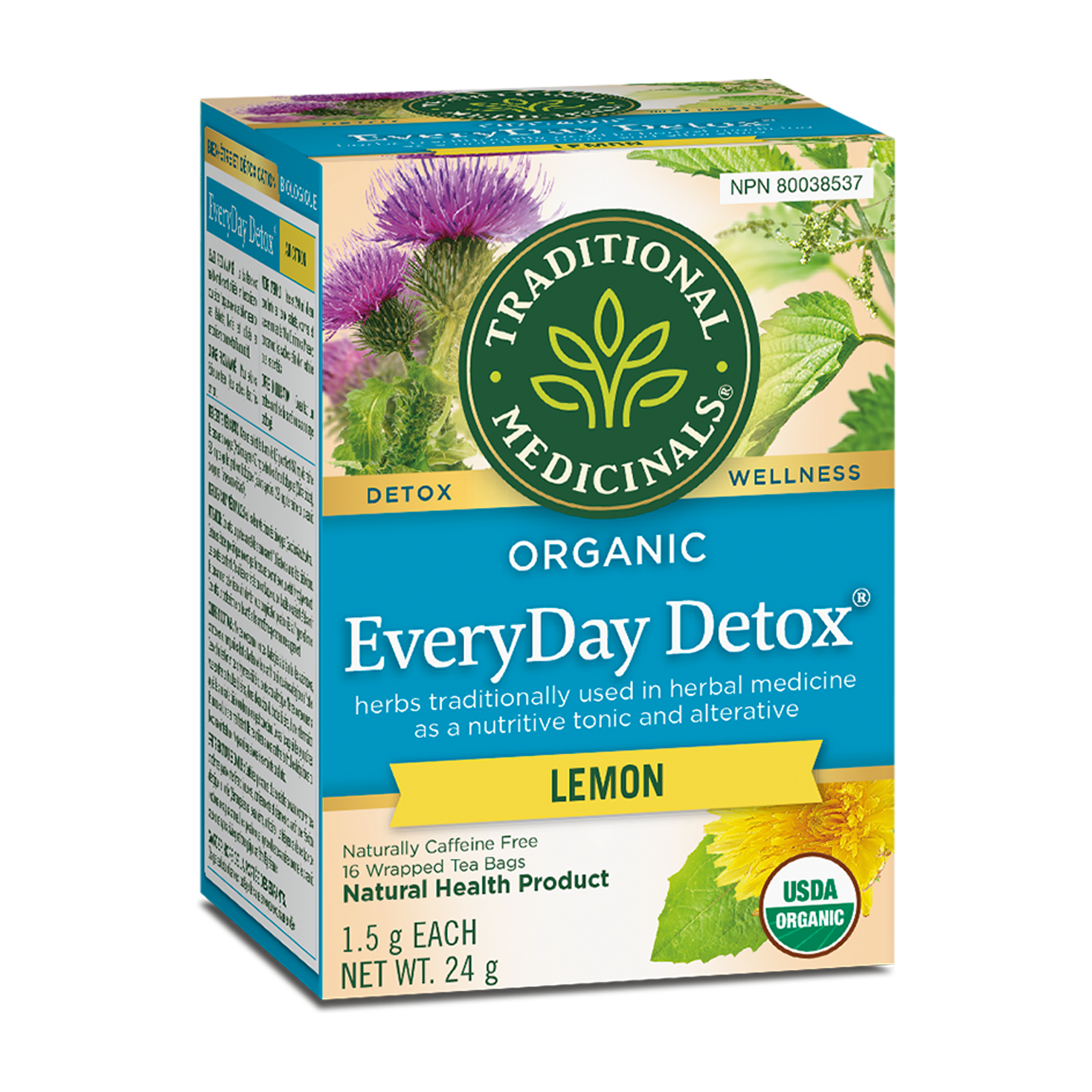 Traditional Medicinals | Everyday Lemon Detox Tea 16 Bags