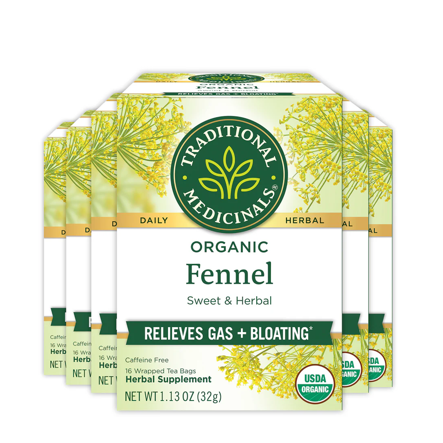 Traditional Medicinals | Fennel Herbal Tea 16 Bags