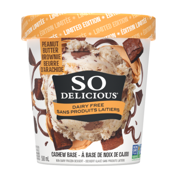 So Delicious | Limited Edition Peanut Butter Brownie Cashew Milk Frozen Dessert 500ml