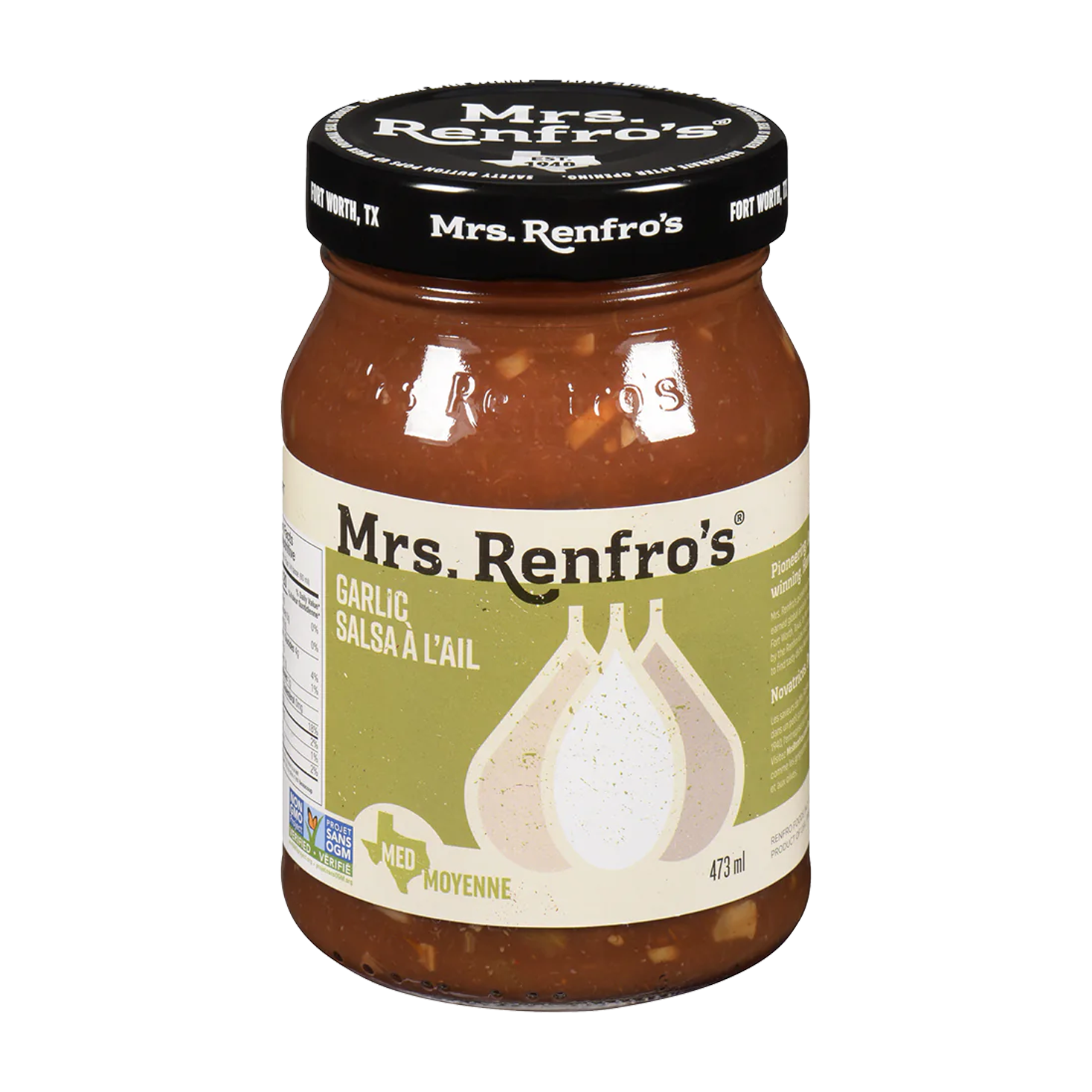 Mrs. Renfro's | Gluten Free Garlic Salsa 473ml