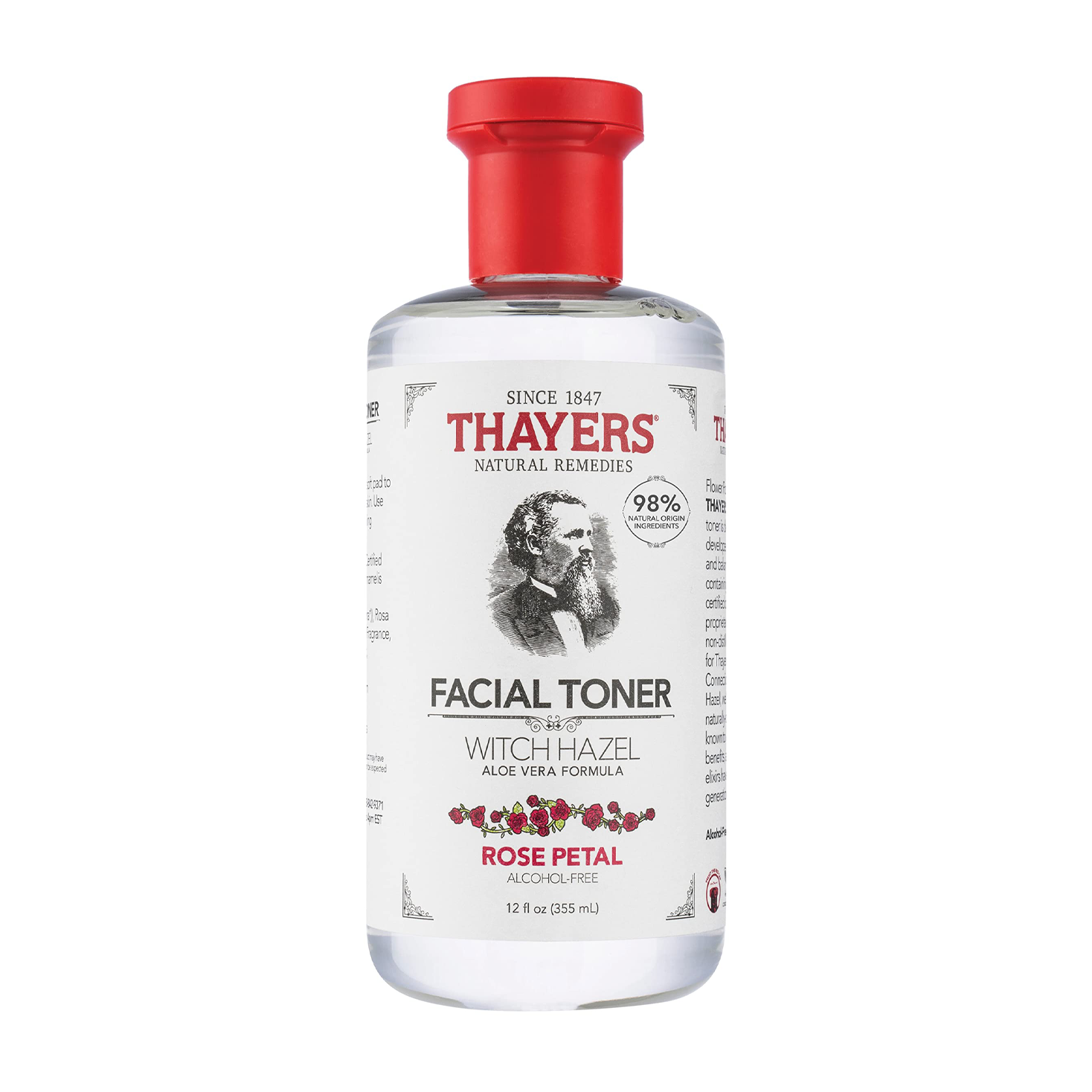 Thayers | Rose Petal & Aloe Vera Witch Hazel Alcohol Free Facial Toner 355ml
