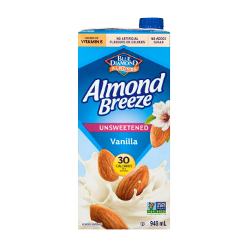 Blue Diamond | Almond Breeze Vanilla Unsweetened Almond Milk