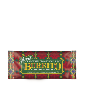 Amy's | Cheddar Cheese & Bean Burrito