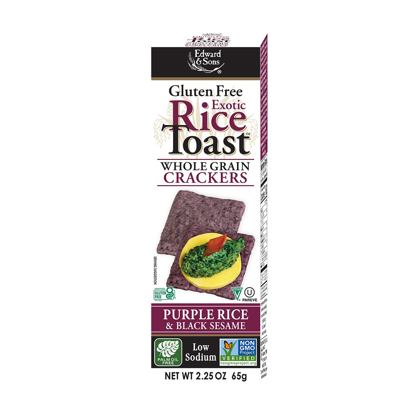 Edward & Sons | Purple Rice & Black Sesame Exotic Rice Toast