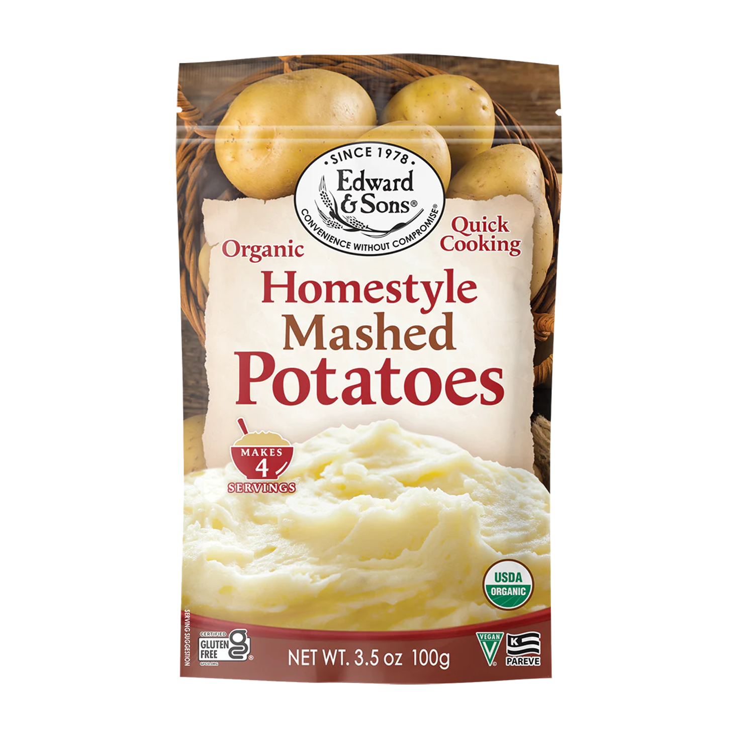 Edward & Sons | Organic Homestyle Mashed Potatoes