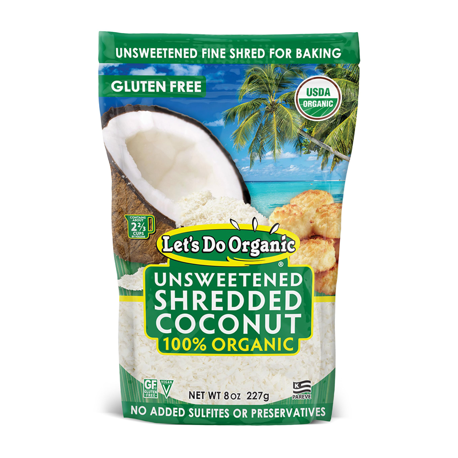 Let's Do | Organic Unsweetened Shredded Coconut