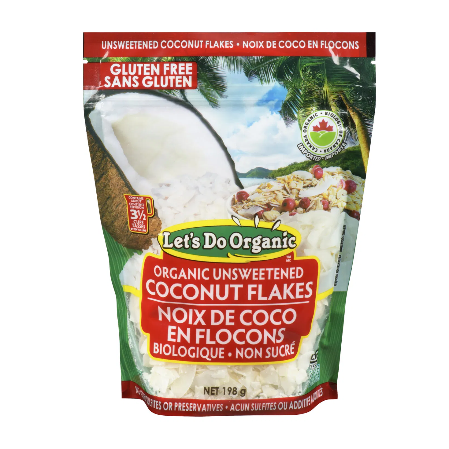 Let's Do | Organic Unsweetened Organic Coconut Flakes