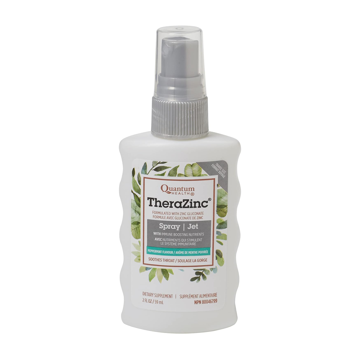 Quantum Health | Therazinc Peppermint Flavour Throat Spray 59ml