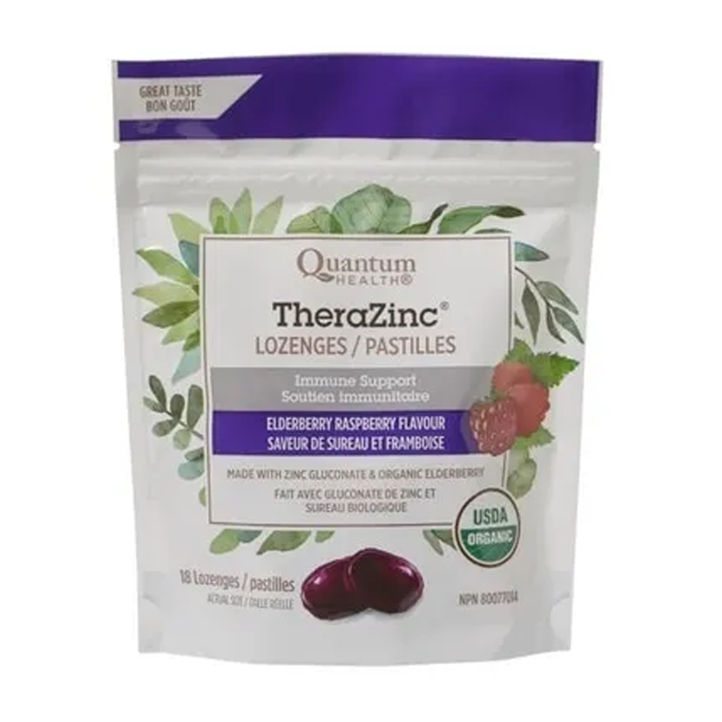 Quantum Health | Therazinc Elderberry/Raspberry Lozenges