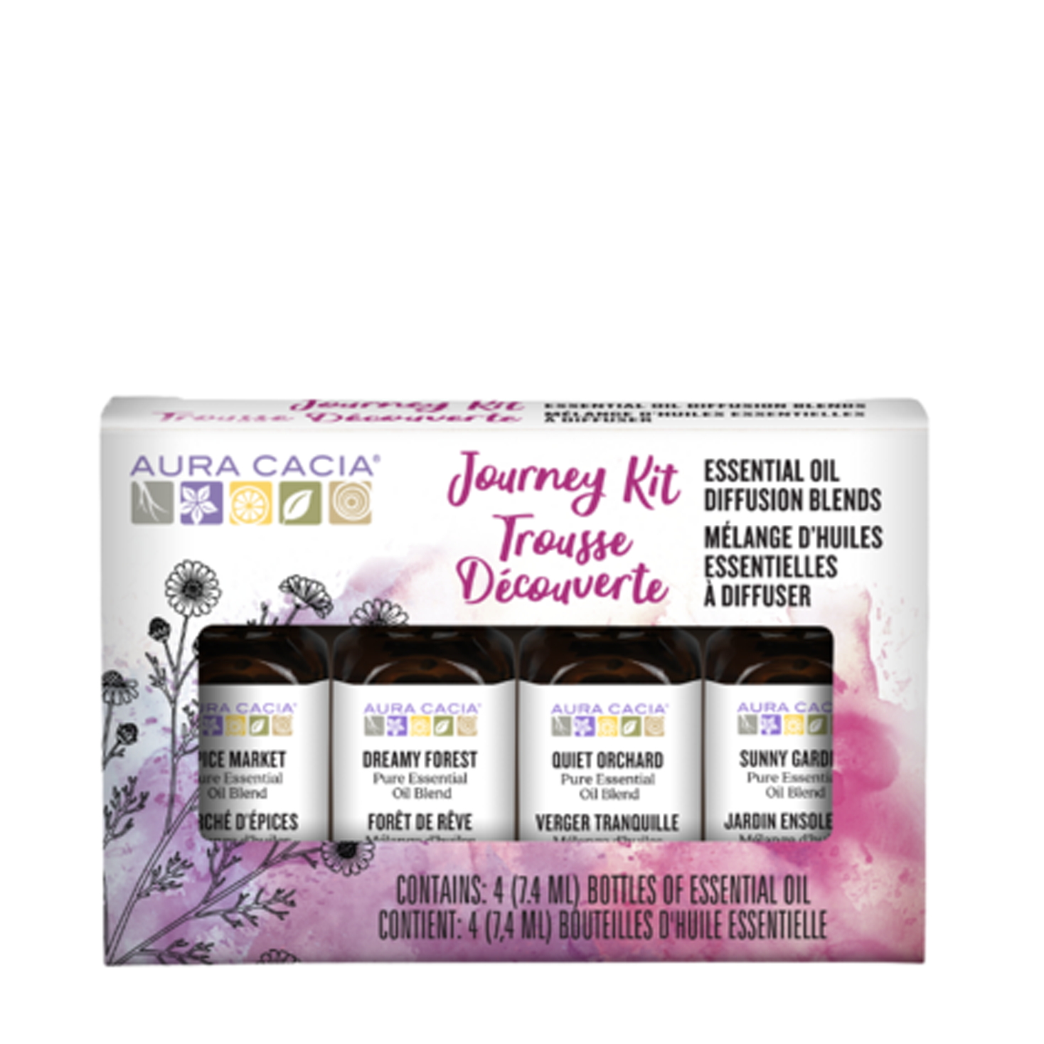 Aura Cacia | Journey to Diffusion Essential Oils Kit