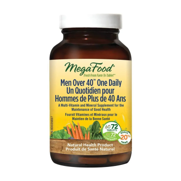 MegaFood | Men Over 40 One Daily Multivitamin 72 Tablets