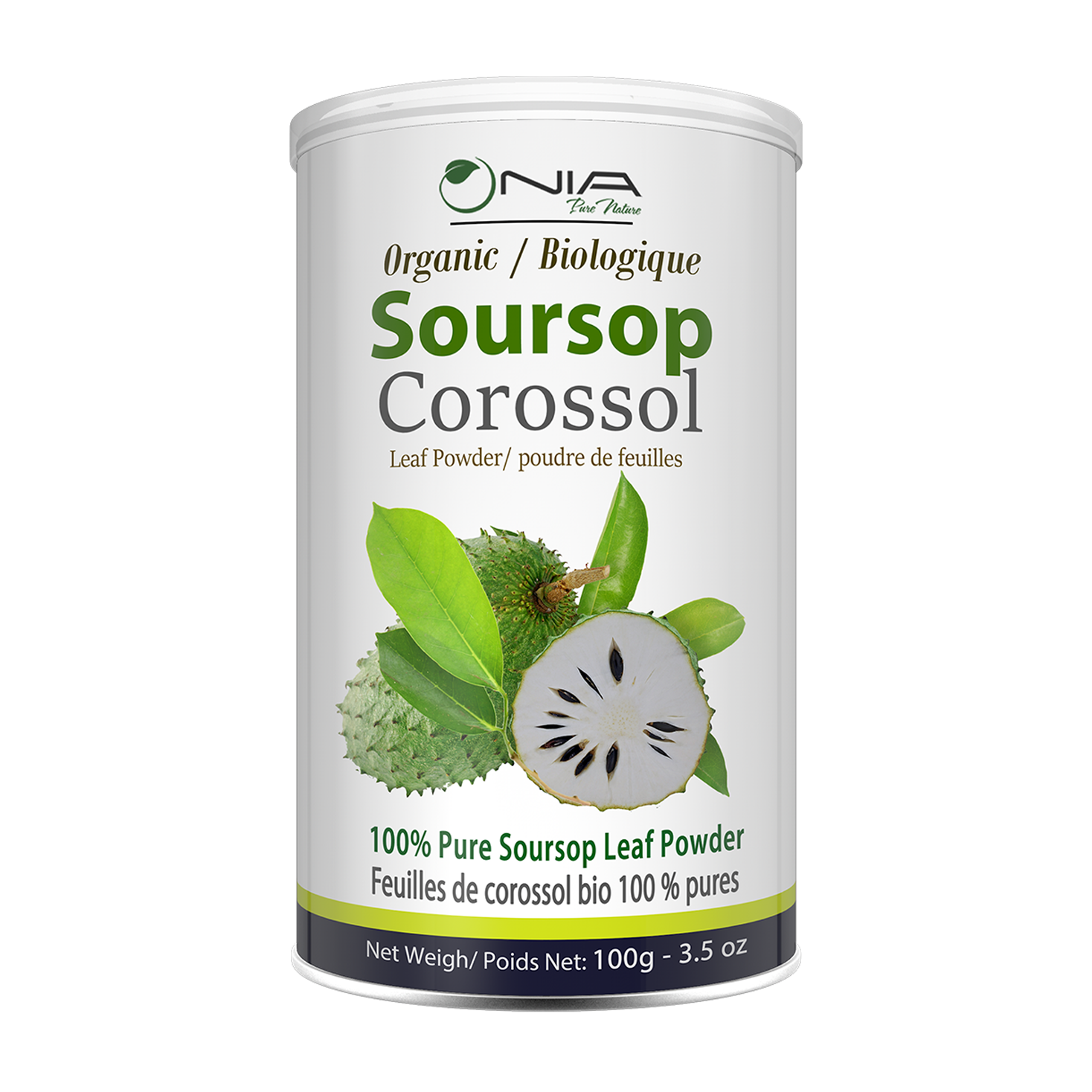 NIA | Organic Graviola Soursop Leaf Powder 100g