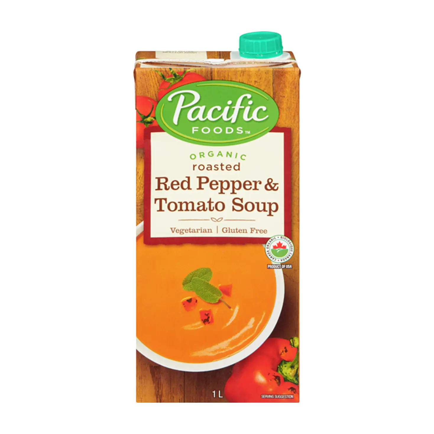 Pacific Foods | Organic Roasted Red Pepper & Tomato Soup