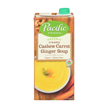 Pacific Foods | Organic Cashew Carrot Ginger Soup