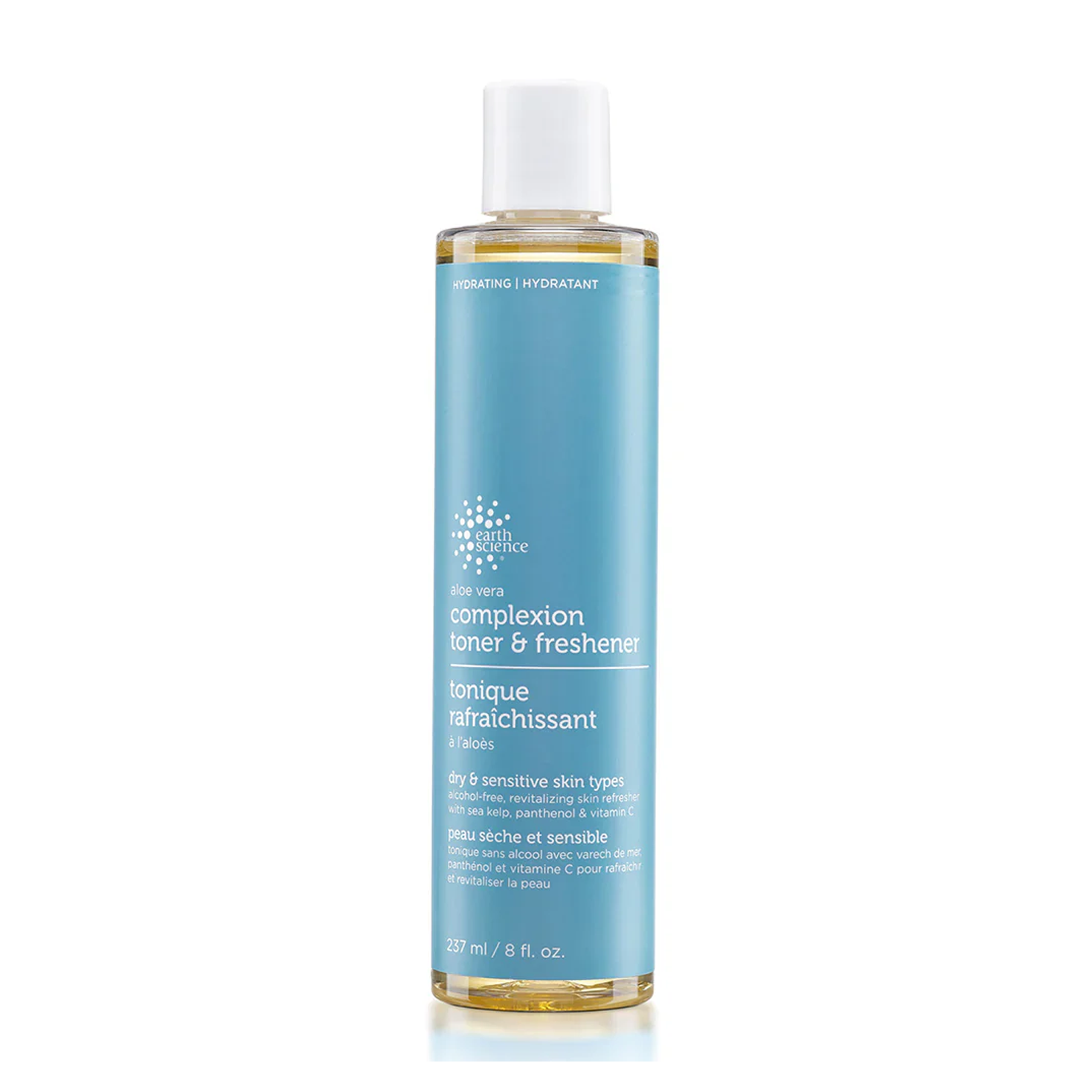 Earth Science | Alcohol Free Aloe Vera Complexion Toner & Freshener For Dry/Sensitive Skin