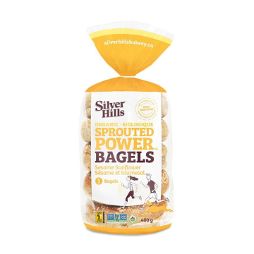 Silver Hills | Sesame Sunflower Sprouted Power Bagels