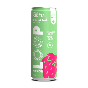 Loop Mission | Strawberry Hibiscus Iced Tea