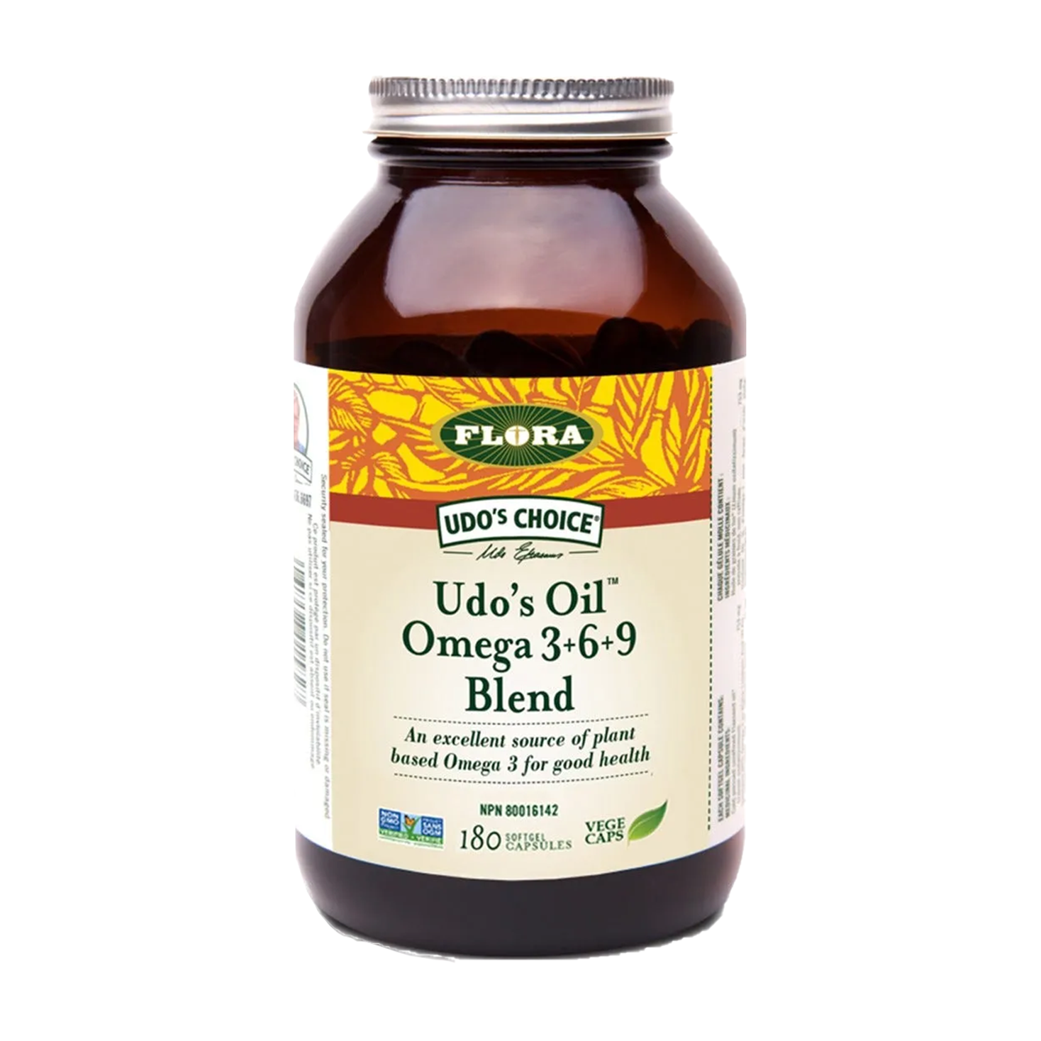Flora | Udo's Oil Omega 3+6+9 Blend Vegetarian Capsules