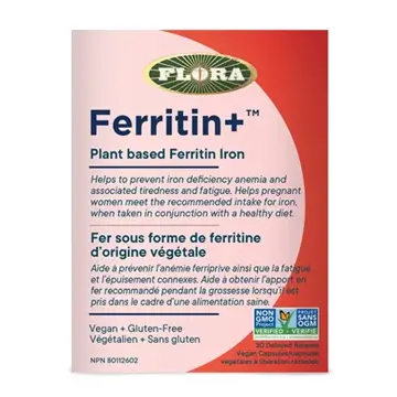 Flora | Ferritin+ Plant Based Iron Veggie Caps
