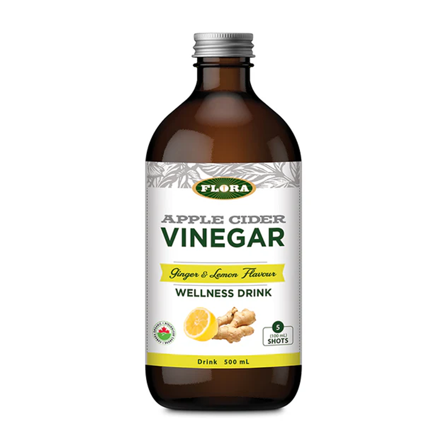 Flora | Ginger & Lemon Apple Cider Vinegar Wellness Drink