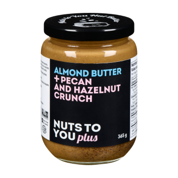 Nuts To You | Almond Butter+Pecan & Hazelnut Crunch 365g