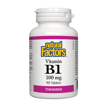 Natural Factors | Vitamin B1 (Thiamine) 100mg Tablets