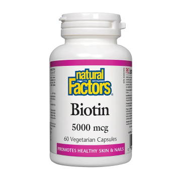 Natural Factors | Biotin 5000mcg Vegetarian Capsules