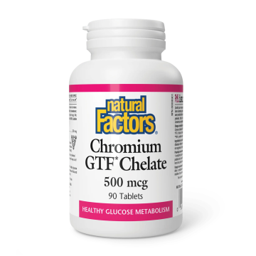 Natural Factors | Chromium GTF Chelate 500mcg Tablets