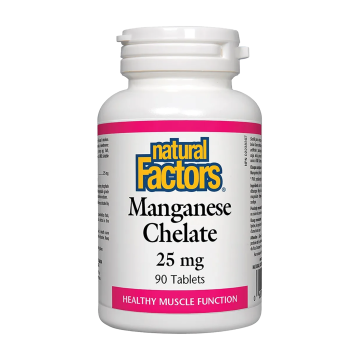 Natural Factors | Manganese Chelate 25mg Tablets