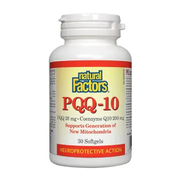 Natural Factors | PQQ-10 With PQQ 20mg & Coenzyme Q10 200mg Softgels