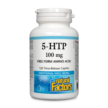 Natural Factors | 5-HTP 100mg Time-Release Caplets
